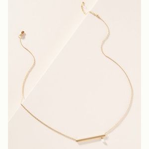 Anthropology Birthstone Necklace